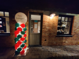 Ballonpilaar Kerst