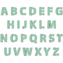 Letterslinger Set DIY Green