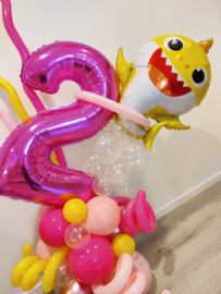 Babyshark Ballonboeket