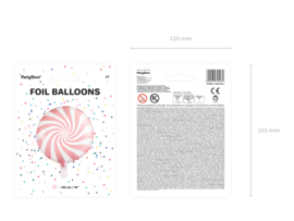 Folieballon Snoep Roze 18"