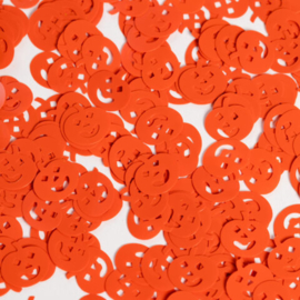 Tafelconfetti 14gr Oranje Pompoenen
