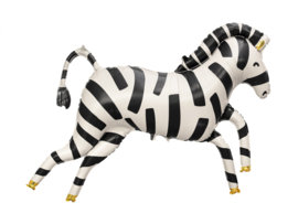 Folieballonnen Zebra, 115x85 cm, mix