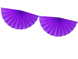 Tissue slinger Rozetten, violet, 3m