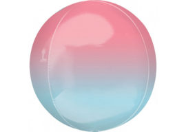 Orbz Ombre roze & blauw 16x16’’