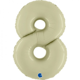 Folieballon 8 Sage Green 40"