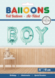 Boy Folieballon Blauw 16"