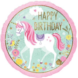 Happy birthday unicorn 18’’
