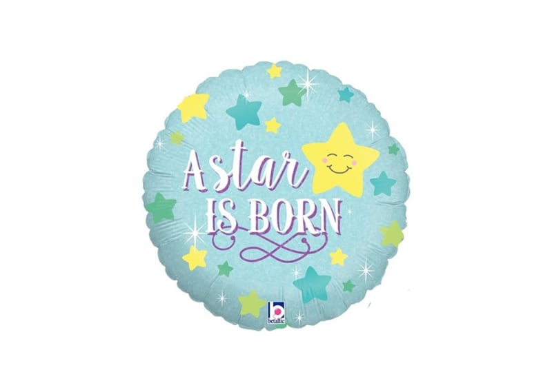 A star is Born blauw 18’’