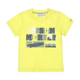 Dirkje T shirt  "Island" Yellow  zomer 2022