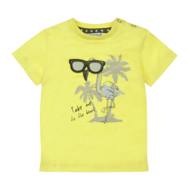 Dirkje T shirt "HUNK" Yellow  Zomer 2023