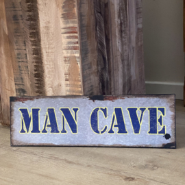 Metalen wandbord “Mancave”