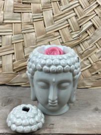 Burner Buddha Head Big Grey