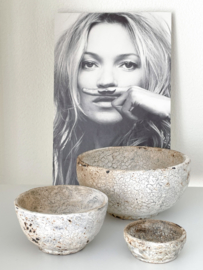 Bazar Bizar burned bowls - maat S