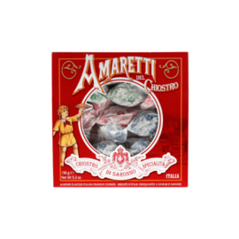 Chiostro Amaretti Crunchy Wrap box 150 gram Rood