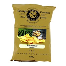 Fox Vintage Potatoes Chips Zeezout 120 gram