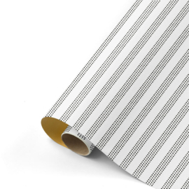 dubbelzijdig inpakpapier raster stripes