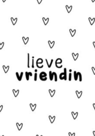 wenskaart lieve vriendin