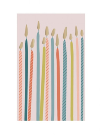 langwerpige stickers verjaardagskaarsjes