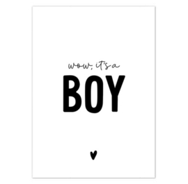 wenskaart it's a boy