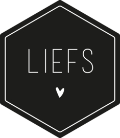 sticker hexagon liefs