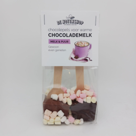 Chocolade lepels melk en puur