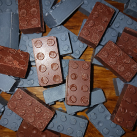Lego bouwsteentjes van chocolade - Chocolade verrassing