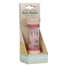 Little Dutch regenrammelaar Flowers & Butterflies roze