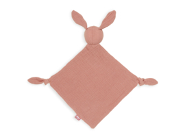 Jollein Speendoekje bunny ears rosewood (met of zonder naam)