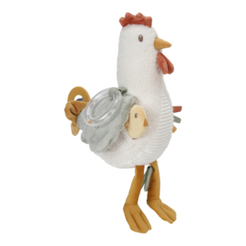 Little Dutch activiteitenknuffel kip 25cm Little Farm