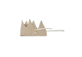 Jollein verjaardagskroon 12x35 cm Biscuit (met of zonder naam)