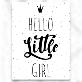 Kaartje - Hello little girl