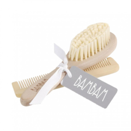 Giftset haarborstel en kam - BamBam