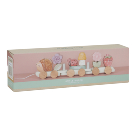 Little Dutch blokkentrein egel Fairy Garden (met of zonder naam)