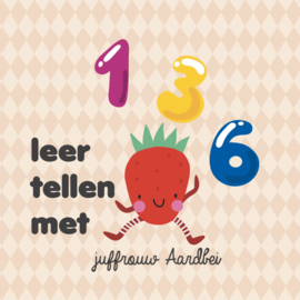 Leer tellen met juffrouw aardbei - boekje