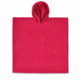 Poncho fuchsia met naam