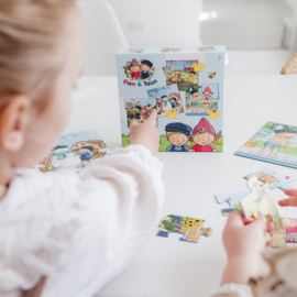 Fien en Teun 4-in-1 puzzel