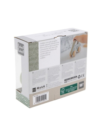 Label Label - houten auto little car - Olive green (met of zonder naam)