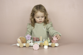 Little Dutch blokkentrein egel Fairy Garden (met of zonder naam)