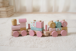 Little Dutch blokkentrein Fairy Garden (met of zonder naam)