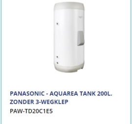 Panasonic-Aquarea / DGC SWW tank 200 Liter RVS