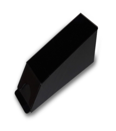 Black Jack Slof / Schoen zwart acryl met deksel voor 6 decks