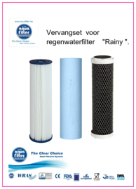 Aquafilter   Anti Bacteriele regenwaterfilter "Rainy" 3 staps