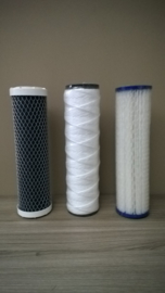 Set van 3 filters voor regenwaterfilter "Diegee"  10"