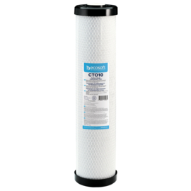 Ecosoft kokosnootschalen koolstoffilter 4,5"x20" big blue (CHVCB4520ECO)