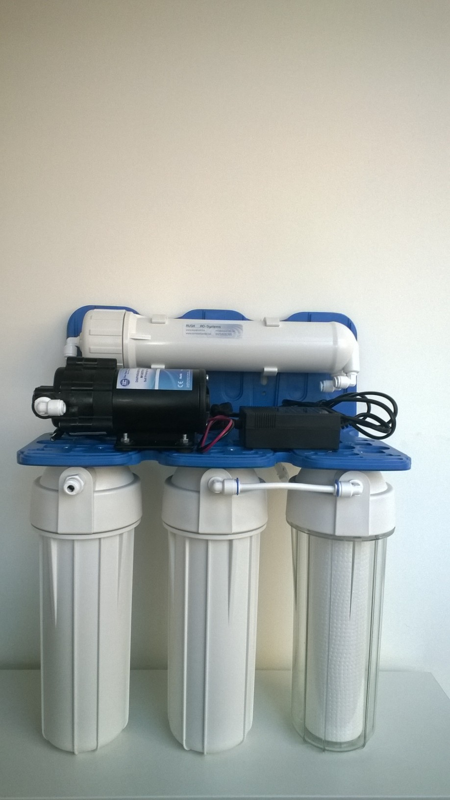 Osmosetoestel Rush Osmo 100 TRIO met boosterpomp
