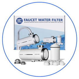 Universele kraanwaterfilter met koolstof FH2018-1-AQ