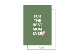 Kaart | For the best mom ever