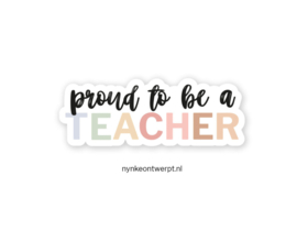Sticker | Proud to be a teacher