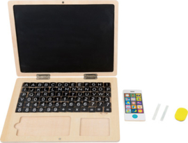 Houten laptop met magneetbord, Small Foot
