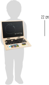 Houten laptop met magneetbord, Small Foot